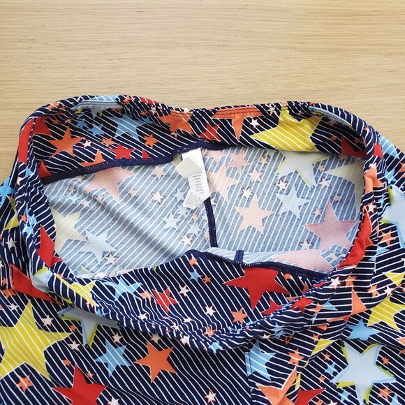 NEW LuLaRoe Navy Star Leggings - Picture 5 of 9